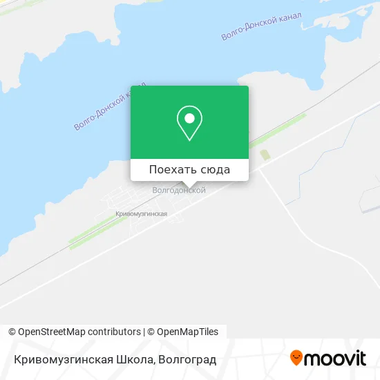 Карта Кривомузгинская Школа