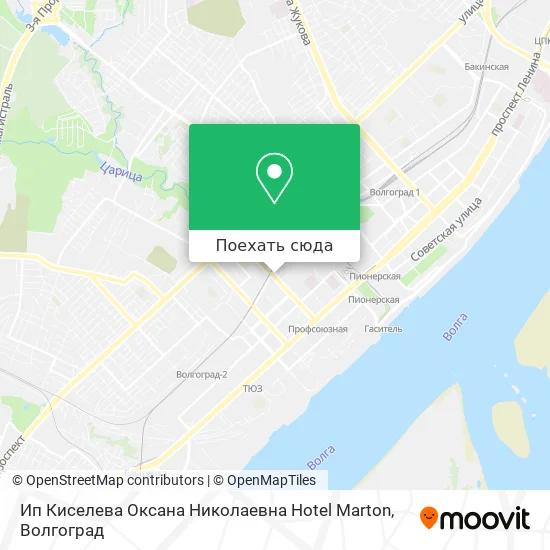 Карта Ип Киселева Оксана Николаевна Hotel Marton
