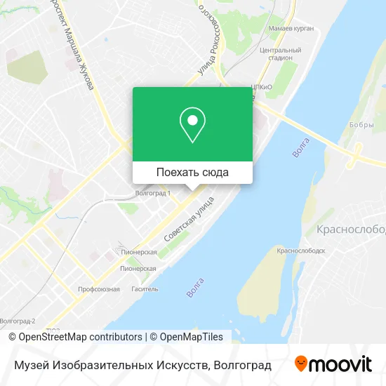 Карта Музей Изобразительных Искусств