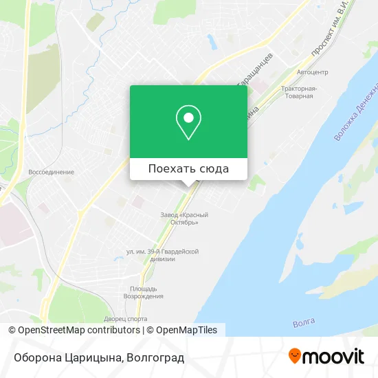 Карта Оборона Царицына