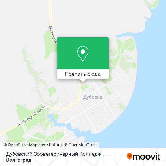Карта Дубовский Зооветеринарный Колледж