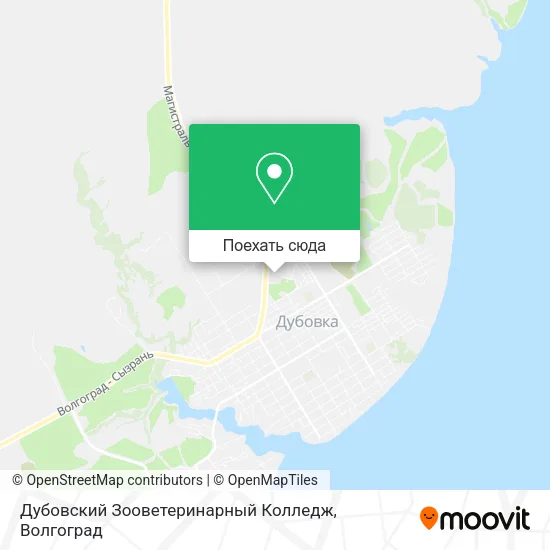 Карта Дубовский Зооветеринарный Колледж