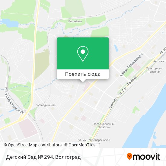 Карта Детский Сад № 294