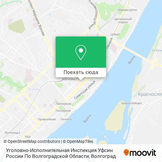 Карта Уголовно-Исполнительная Инспекция Уфсин России По Волгоградской Области