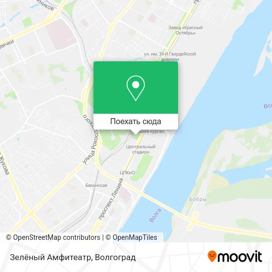 Карта Зелёный Амфитеатр
