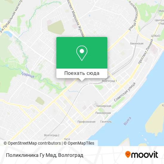 Карта Поликлиника Гу Мвд
