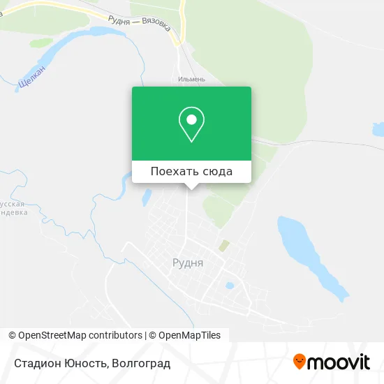 Карта Стадион Юность