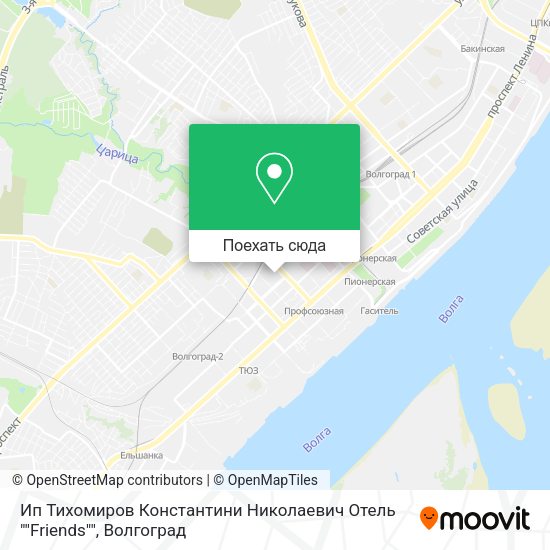 Карта Ип Тихомиров Константини Николаевич  Отель ""Friends""