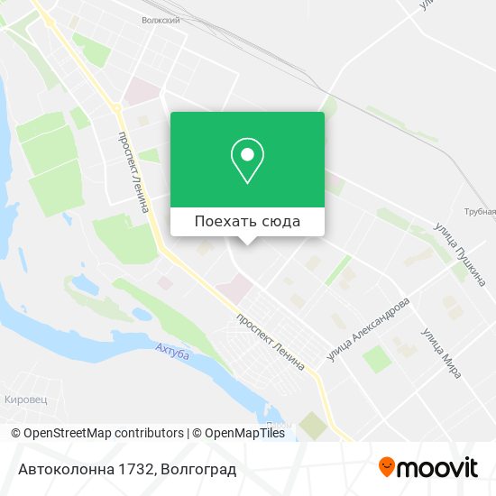 Карта Автоколонна 1732