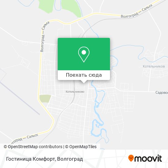 Карта Гостиница Комфорт