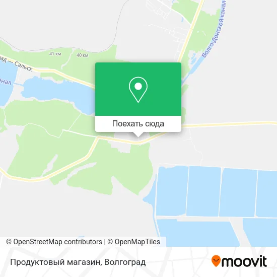 Карта Продуктовый магазин