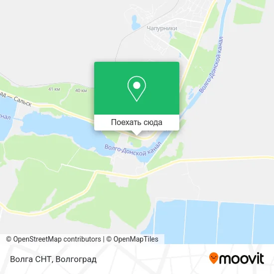 Карта Волга СНТ