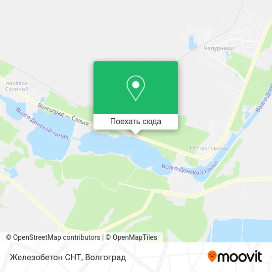 Карта Железобетон СНТ