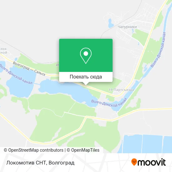 Карта Локомотив СНТ