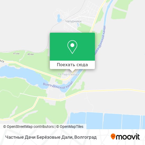 Карта Частные Дачи Берёзовые Дали
