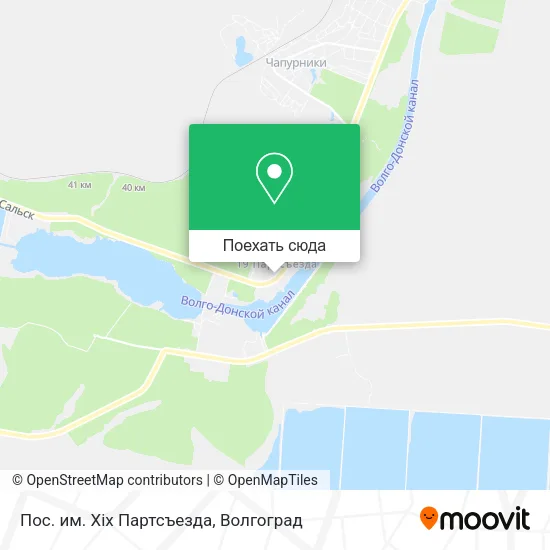 Карта Пос. им. Xix Партсъезда