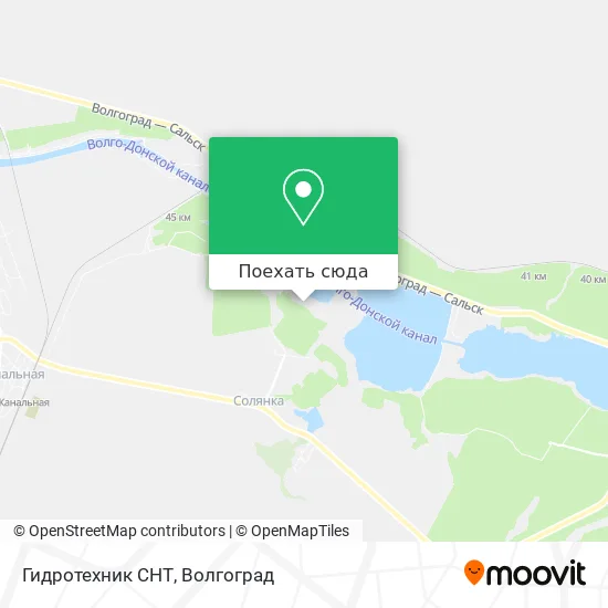 Карта Гидротехник СНТ