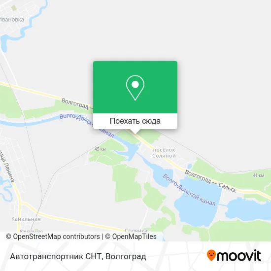 Карта Автотранспортник СНТ