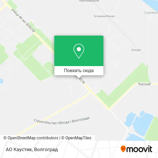 Карта АО Каустик