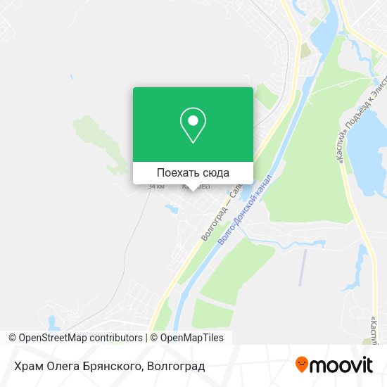 Карта Храм Олега Брянского