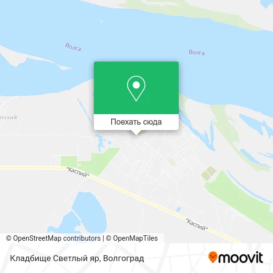 Карта Кладбище Светлый яр