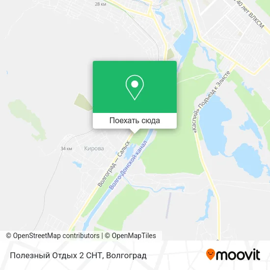 Карта Полезный Отдых 2 СНТ