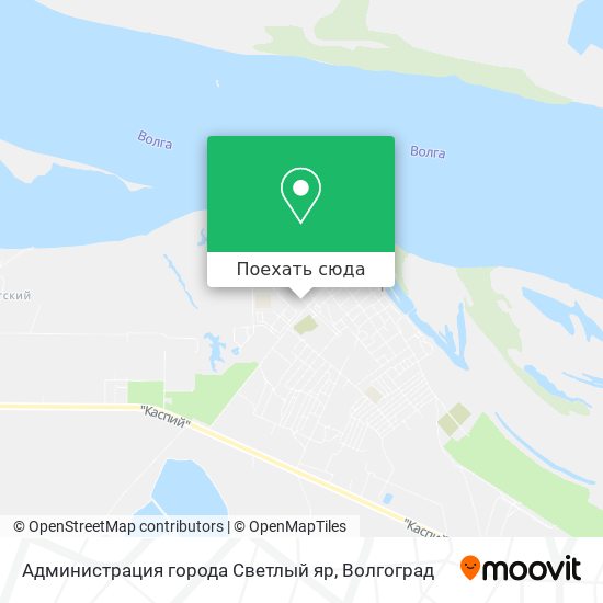Карта Администрация города Светлый яр