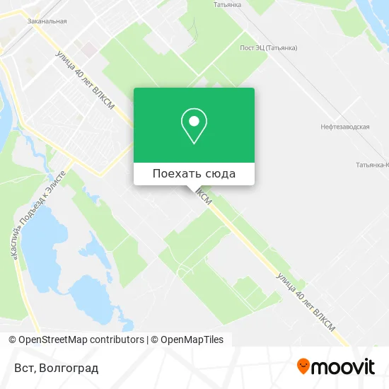 Карта Вст