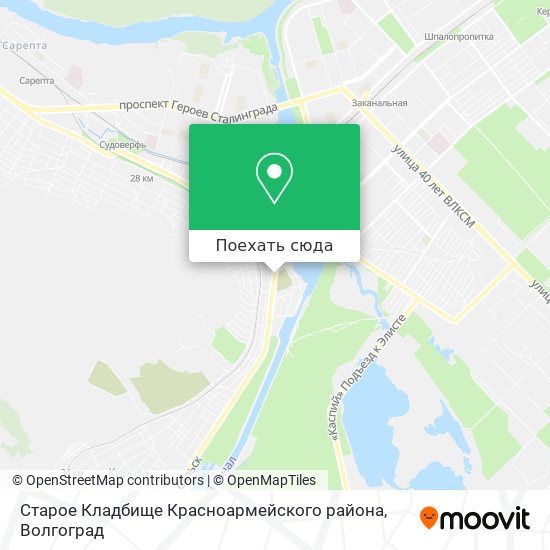 Карта Старое Кладбище Красноармейского района