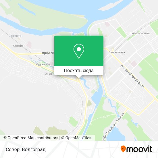 Карта Север