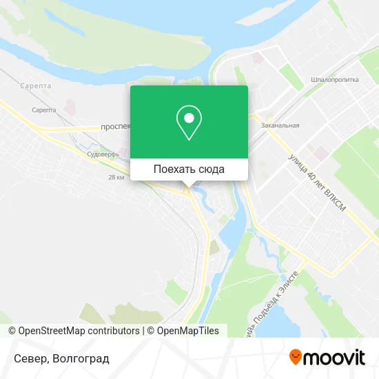 Карта Север
