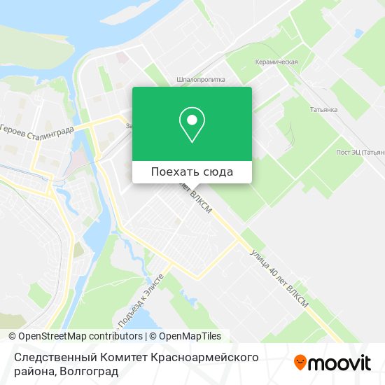 Карта Следственный Комитет Красноармейского района
