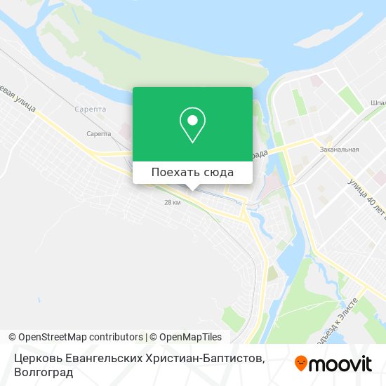 Карта Церковь Евангельских Христиан-Баптистов