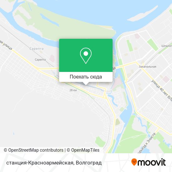 Карта станция-Красноармейская