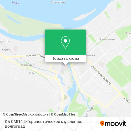 Карта КБ СМП 15-Терапевтическое отделение