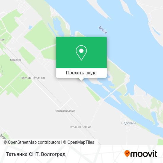 Карта Татьянка СНТ