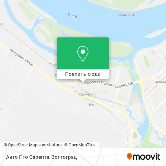 Карта Авто Пто Сарепта