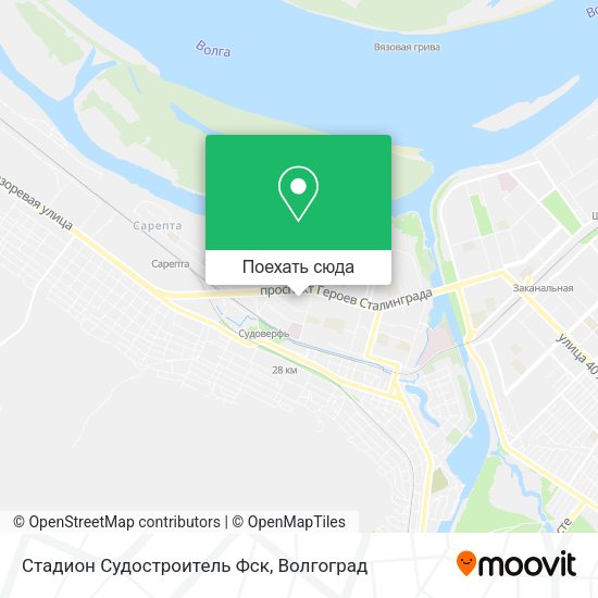 Карта Стадион Судостроитель Фск