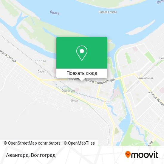 Карта Авангард