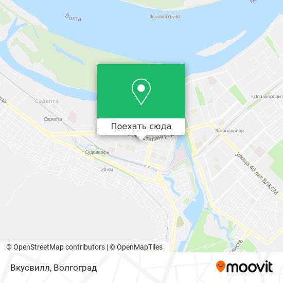 Карта Вкусвилл