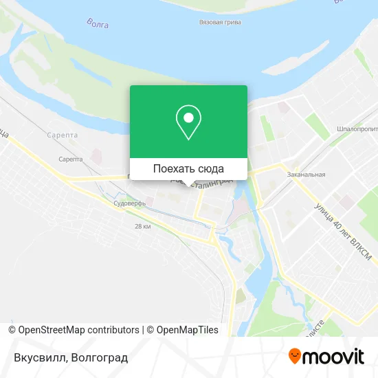 Карта Вкусвилл