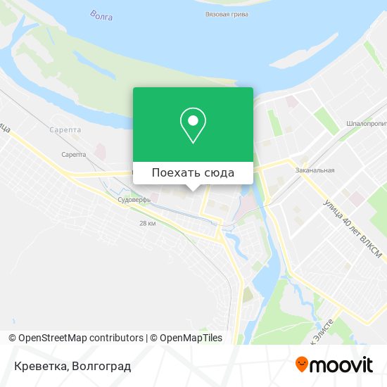 Карта Креветка