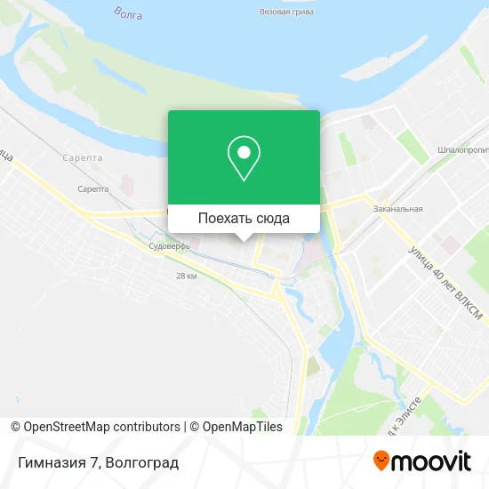 Карта Гимназия 7