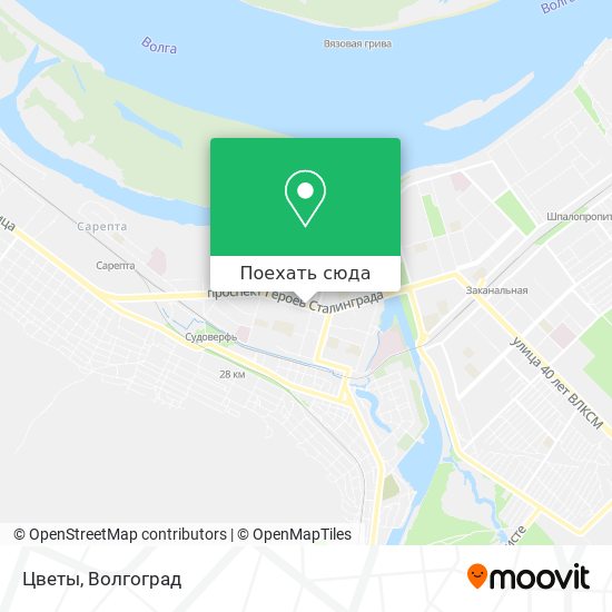 Карта Цветы