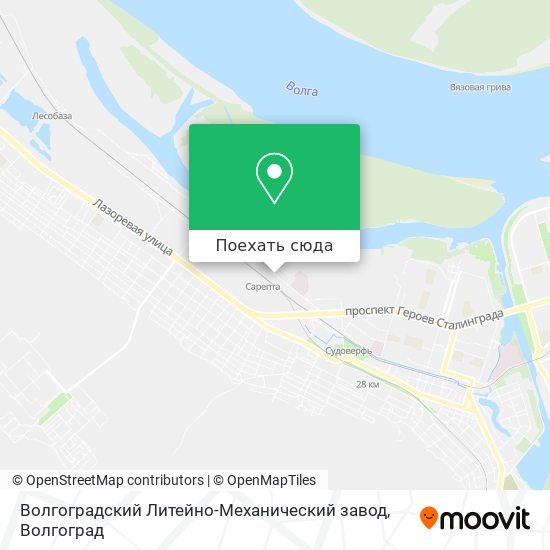 Карта Волгоградский Литейно-Механический завод
