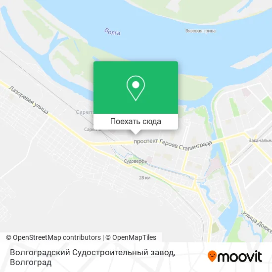 Карта Волгоградский Судостроительный завод