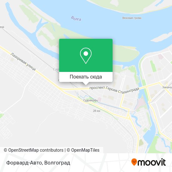Карта Форвард-Авто