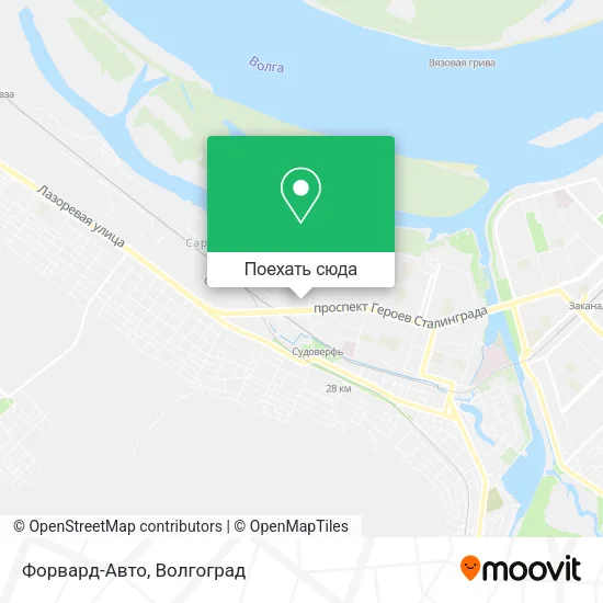 Карта Форвард-Авто
