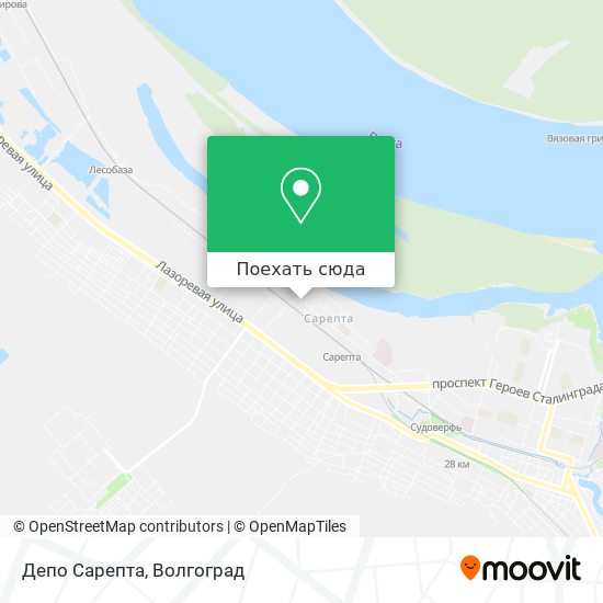 Карта Депо Сарепта