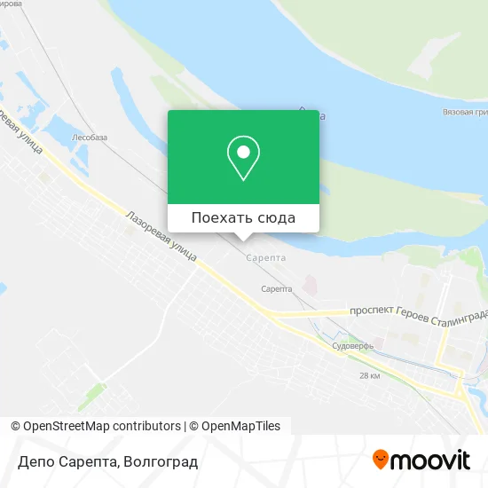 Карта Депо Сарепта